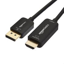 Cabo Amazon Basics DisplayPort para HDMI 4k @60Hz 1m preto