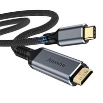 Cabo Answin USB C para Mini HDMI 4K @30Hz /2K @60Hz /1080P 3 pés