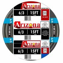 Cabo ARIZONA ELECTRICAL SOLUTIONS 6/3 NM-B 15 pés (4,5 m)