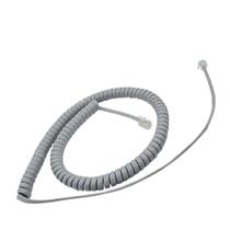 Cabo aspiral cinza para telefone espiral