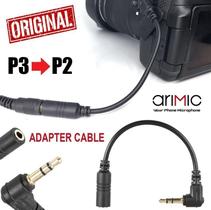Cabo Áudio Adaptador Usar Microfones Em Câmeras Dslr Cabo Áudio Adaptador Usar Microfones Em Câmeras Dslr
