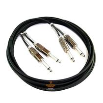 Cabo Áudio Blindado P10 Mono Duplo P10 Mono Duplo 7 Metros Cabo Áudio Blindado P10 Mono Duplo P10 Mono Duplo 7 Metros