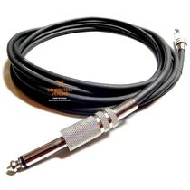 Cabo Áudio Blindado P10 Mono P10 Mono Profissional 5 Metros Cabo Áudio Blindado P10 Mono P10 Mono Profissional 5 Metros