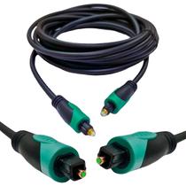 Cabo Áudio Digital Óptico Toslink Fibra Tv Home Pvc De 1,80 Metro