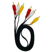 Cabo Áudio e Vídeo DVD 3RCA x 3RCA Altomex 1.5 Metros Cabo Áudio e Vídeo DVD 3RCA x 3RCA Altomex 1.5 Metros