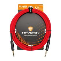 Cabo Áudio Instrumento P10 x P10 Hayonik Player 3m