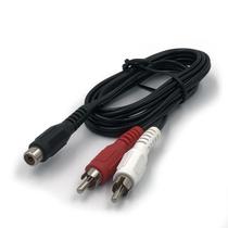 Cabo áudio leadership 2rca-m / 1rca-f 1,5m