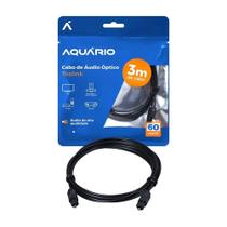 Cabo Áudio Óptico Aquário 3m Toslink