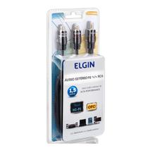 Cabo Áudio P2 Elgin - 2 Rca-Macho 1,5M: Conexões Qualidade Cabo Áudio P2 Elgin - 2 Rca-Macho 1,5M: Conexões Qualidade