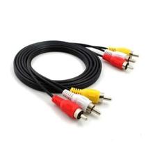 Cabo Áudio Vídeo 3rca X 3 Rca Cabo 1,50 Mt - RCA