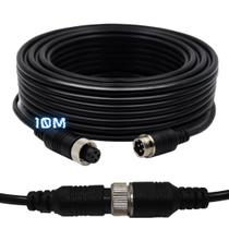 Cabo audio video 4 Pinos 10m Para Câmera de Ré Automotiva Monitor Veicular Cabo audio video 4 Pinos 10m Para Câmera de Ré Automotiva Monitor Veicular