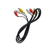 Cabo Audio Video Av 3 Rca Tv Dvd Game Som 1,5 Metros Cabo Audio Video Av 3 Rca Tv Dvd Game Som 1,5 Metros