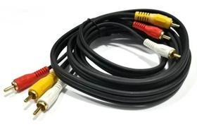 Cabo Audio/Video Macho Av Rca 1.8M Gold Tv Lcd Led Dvd Mxt Cabo Audio/Video Macho Av Rca 1.8M Gold Tv Lcd Led Dvd Mxt