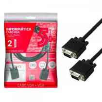 Cabo Audio/Video Pix Vga 2M Preto - 018-9511