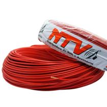 Cabo Auto 0,75mm Fio Puro Cobre Flexível Vermelho Rolo 100 M Cabo Auto 0,75mm Fio Puro Cobre Flexível Vermelho Rolo 100 M