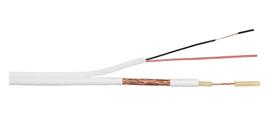 Cabo Automação RF 4,00mm + Bipolar 2 x 26 AWG BC - 75 Ohms - 75% de Malha Tiaflex - Rolo 100 metros Cabo Automação RF 4,00mm + Bipolar 2 x 26 AWG BC - 75 Ohms - 75% de Malha Tiaflex - Rolo 100 metros