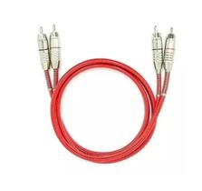 Cabo Automotivo Som Rca 1 Metro 1m Stetsom Blindado Prata