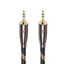Cabo AUX SKW Audiophiles 3,5 mm macho para macho 1,5 m de nylon