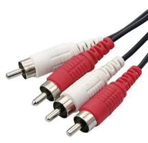 Cabo Auxiliar 2 RCA Macho x 2 RCA Macho P/ Áudio e Som 1,50m Cabo Auxiliar 2 RCA Macho x 2 RCA Macho P/ Áudio e Som 1,50m