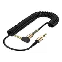 Cabo Auxiliar 3.5 Espiral P2 x P2 Hmaston 1 Metro Preto Rl-L200 Cabo Auxiliar 3.5 Espiral P2 x P2 Hmaston 1 Metro Preto Rl-L200