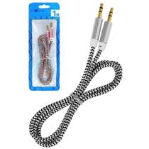 Cabo auxiliar audio estereo reforcado 1m inova cbo-7382 Cabo auxiliar audio estereo reforcado 1m inova cbo-7382