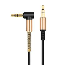 Cabo Auxiliar de Áudio P2 90 graus - Branco Cabo Auxiliar de Áudio P2 90 graus - Branco