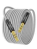 Cabo auxiliar de criação de cabo de 6 m e 3,5 mm macho para macho preto Cabo auxiliar de criação de cabo de 6 m e 3,5 mm macho para macho preto