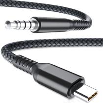 Cabo auxiliar Elebase Samsung Galaxy S25 S24 USB C para 3,5 mm 1,2 m