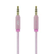 Cabo Auxiliar i2GO 1,5m Nylon Trançado Rosê