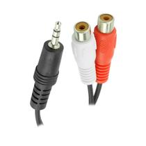 Cabo Auxiliar P2 Macho X 2 Rca Fêmea Liga Áudio 1,80m