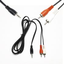 Cabo Auxiliar P2 Macho X Rca Macho Audio 1,8 metros Para Som / Tv / Home Theater Cabo Auxiliar P2 Macho X Rca Macho Audio 1,8 metros Para Som / Tv / Home Theater