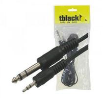 Cabo Auxiliar Stereo P2 Macho X P10 Macho Stereo 3 Metros