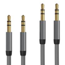 Cabo auxiliar TalkWorks Cabo de áudio de 3,5 mm para carro de 1,8 m - pacote com 2