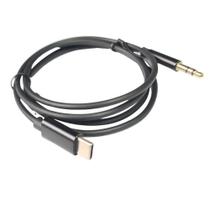Cabo Auxiliar USB-C para P2 Áudio 3.5mm para Som PC Carro Caixa XC-P2-C Cabo Auxiliar USB-C para P2 Áudio 3.5mm para Som PC Carro Caixa XC-P2-C
