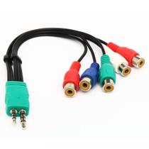 Cabo AV Adaptador Componente Tv Samsung Led Lcd P1 P2 5 Rca