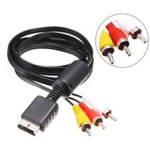 Cabo Av Áudio E Vídeo Rca Para Playstation 1 2 3 - Plug & Play Ps1 Ps2 Ps3 Cabo Av Áudio E Vídeo Rca Para Playstation 1 2 3 - Plug & Play Ps1 Ps2 Ps3