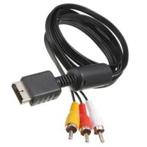 Cabo Av Audio E Video Rca Para Playstation 1, Ps2 E Ps3 1.80