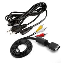 Cabo Av Audio E Video Rca Premium + Cabo de Energia Para Playstation 1, Ps2 E Ps3 Cabo Av Audio E Video Rca Premium + Cabo de Energia Para Playstation 1, Ps2 E Ps3