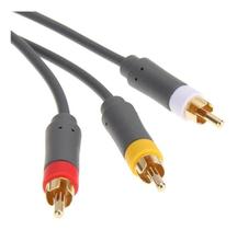Cabo Av Rca Áudio Vídeo Xbox 360 B-Max Reforçado 720P Cabo Av Rca Áudio Vídeo Xbox 360 B-Max Reforçado 720P
