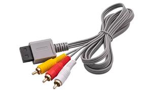Cabo AV RCA Compatível com Nintendo Wii e Wii U / Cabo 3 Cores Wii - NyoTechGames