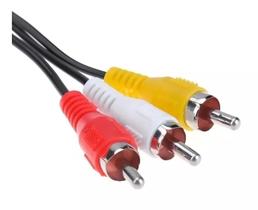 Cabo AV RCA de Qualidade Premium para Playstation 1, 2, 3 e 3 Slim 1,80 mts