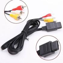 Cabo Av Super Nin tendo Snes Nin tendo 64 N64 Tv Tubo Lcd Led - Cable