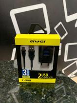 Cabo Awei com 02 saídas USB