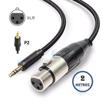 Cabo Balanceado Para Microfone Condensador XLR x P2