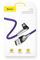 Cabo Baseus USB Reforçado para Carregamento Rápido Alta Durabilidade