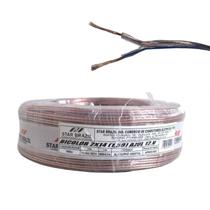 CABO BICOLOR 2X14 ( 1,50 ) Azul AL/CU 100mts