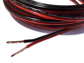 Cabo Bicolor 300V para Alto Falante Tiaflex 2 x 2,50mm² - metro (Selecione o Tamanho)