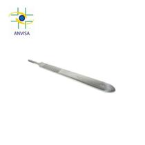 Cabo Bisturi Inox N3 - Aço Inoxidável - Instrumento Cirúrgico Cabo Bisturi Inox N3 - Aço Inoxidável - Instrumento Cirúrgico