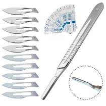 Cabo Bisturi N 4 Aço Inoxidavel + 10 Lâminas N 23 OU N 24