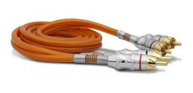 Cabo Blindado 1 Metro Rca Kx3 Malha De Cobre Conector Ouro